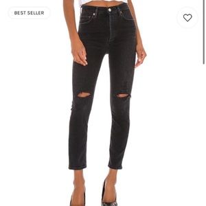 AGOLDE Nico High Rise Slim Fit in Cassette